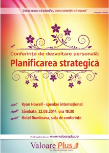 Afis conferinta planificare strategica