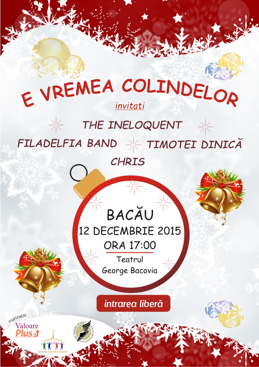 Afis E vremea colindelor