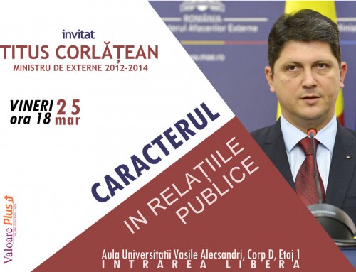 Conferinţa „Caracterul în relaţiile publice”