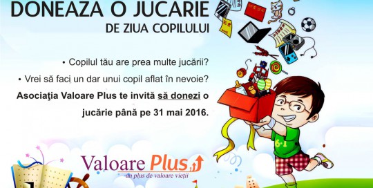 doneaza o jucarie de ziua copilului