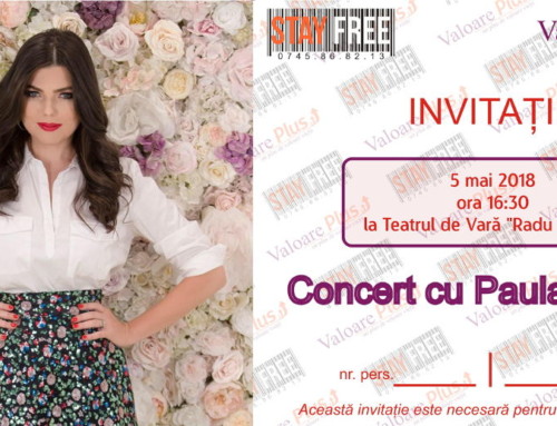 Invitație la concertul Paulei Seling în Bacău pe 5 mai 2018